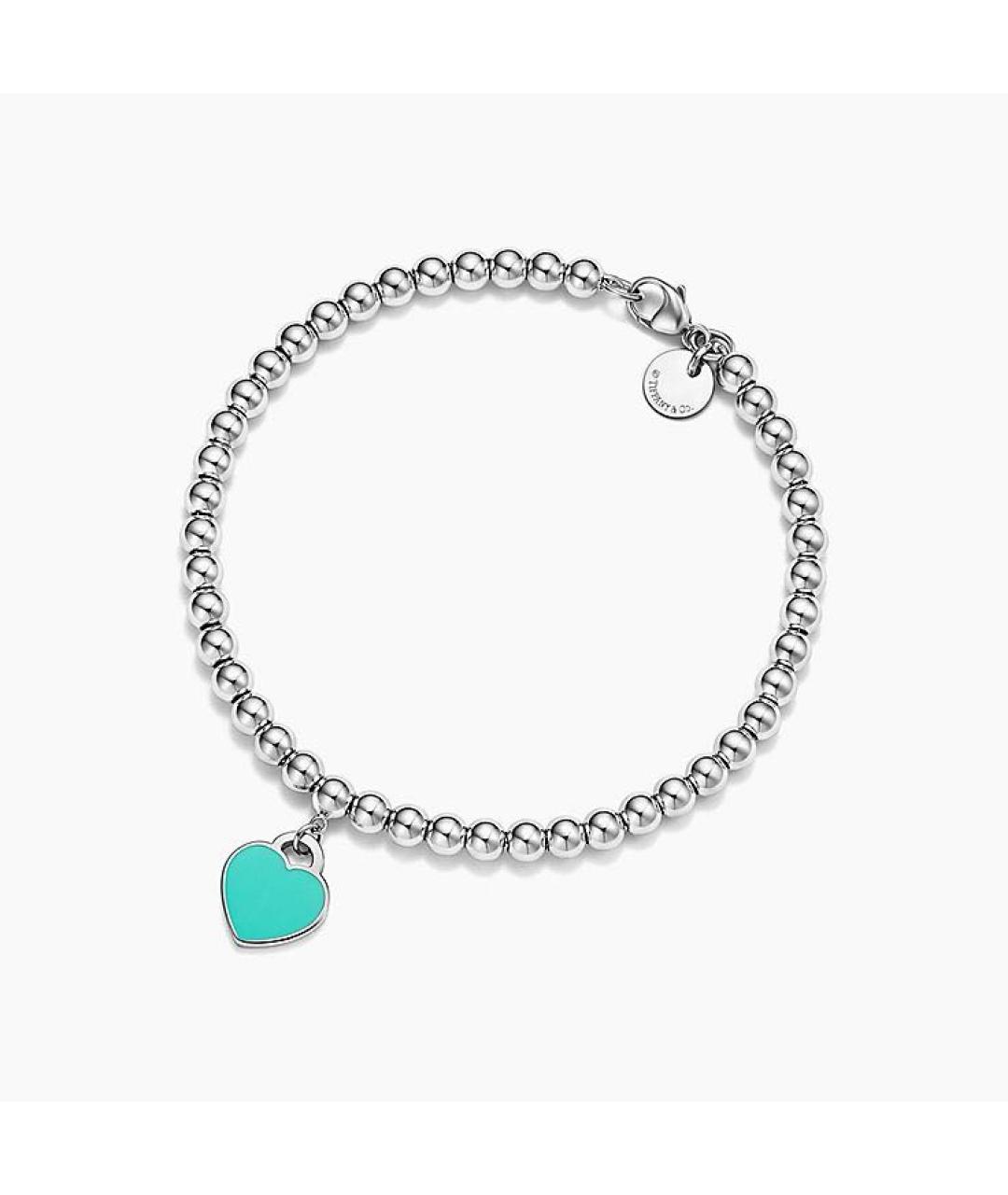 TIFFANY&CO Бирюзовый серебряный браслет, фото 1