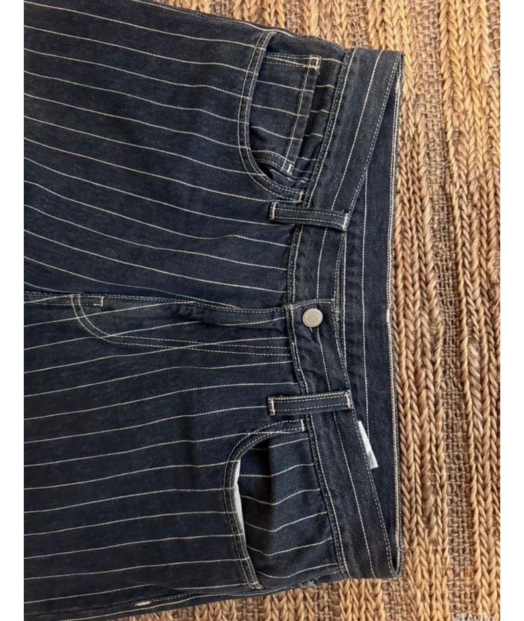 CARHARTT WIP Темно-синие хлопко-полиэстеровые джинсы скинни, фото 3