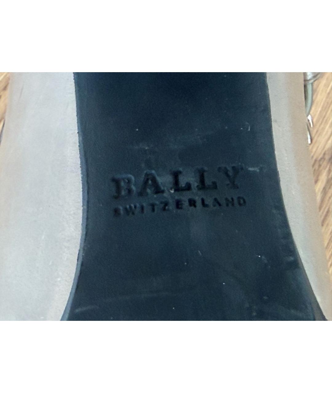 BALLY Бежевые кожаные ботильоны, фото 8