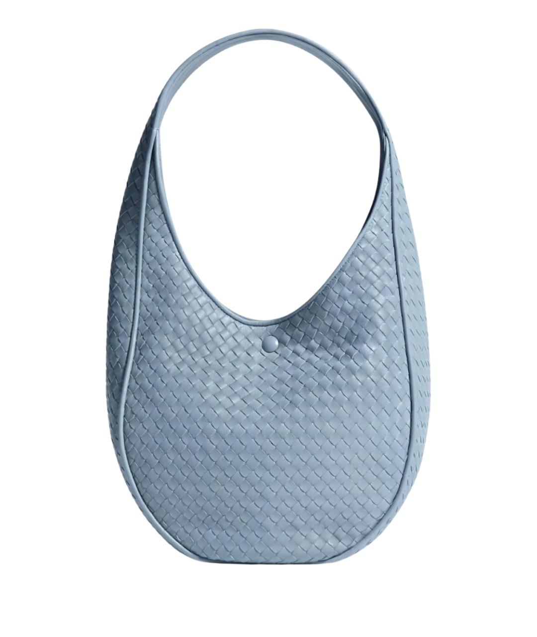 BOTTEGA VENETA Голубая кожаная сумка тоут, фото 1