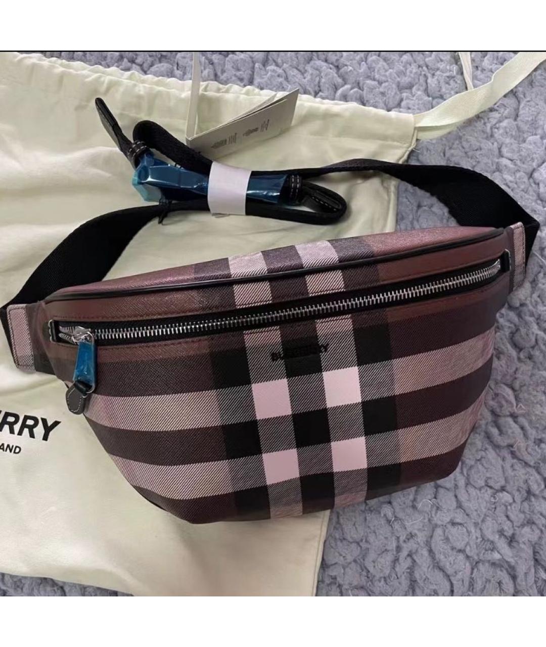 BURBERRY Тканевая поясная сумка, фото 3