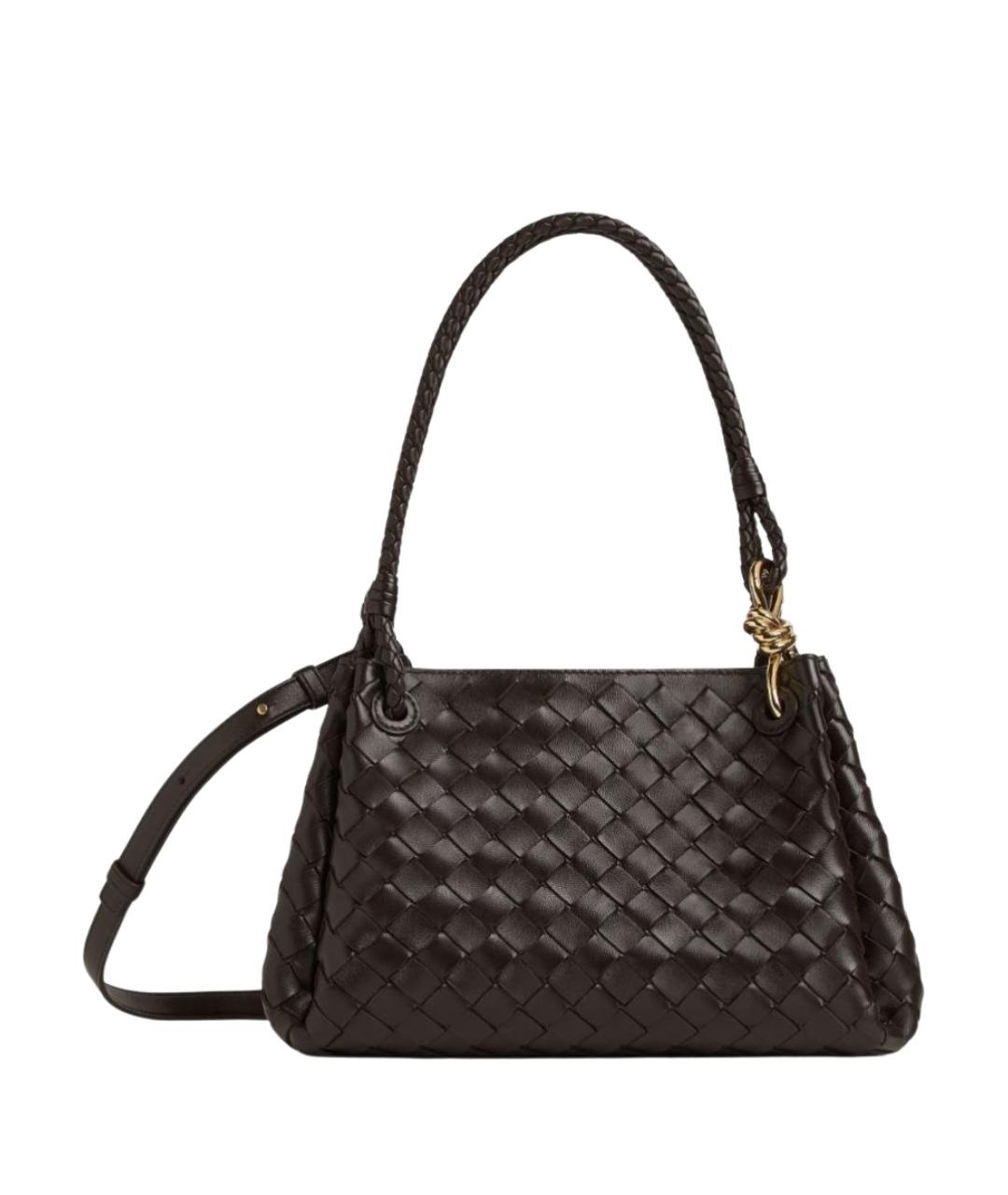 BOTTEGA VENETA Коричневая кожаная сумка тоут, фото 1