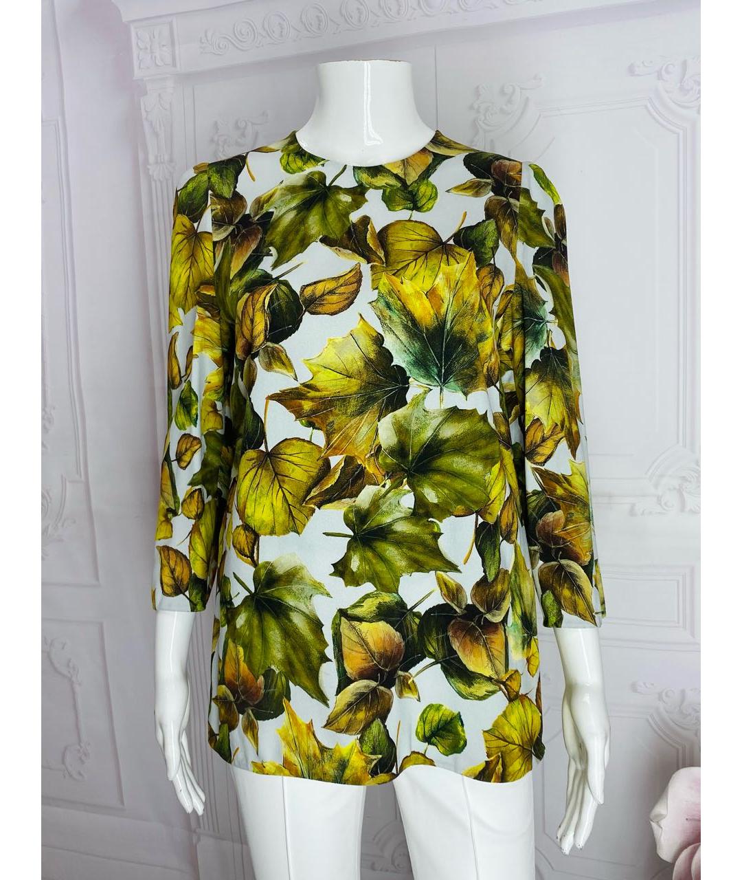 DOLCE&GABBANA Мульти вискозная блузы, фото 5