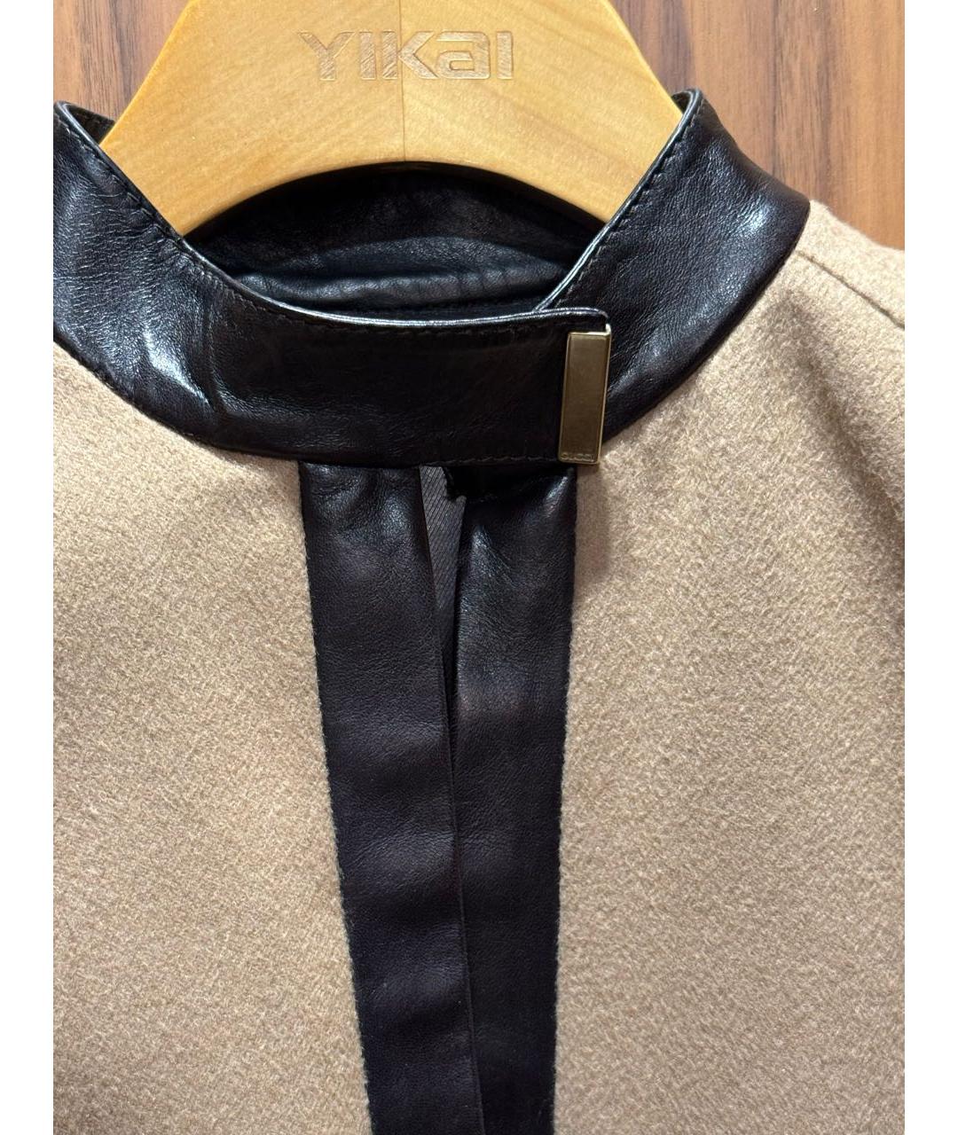 GUCCI Бежевая шерстяная куртка, фото 3