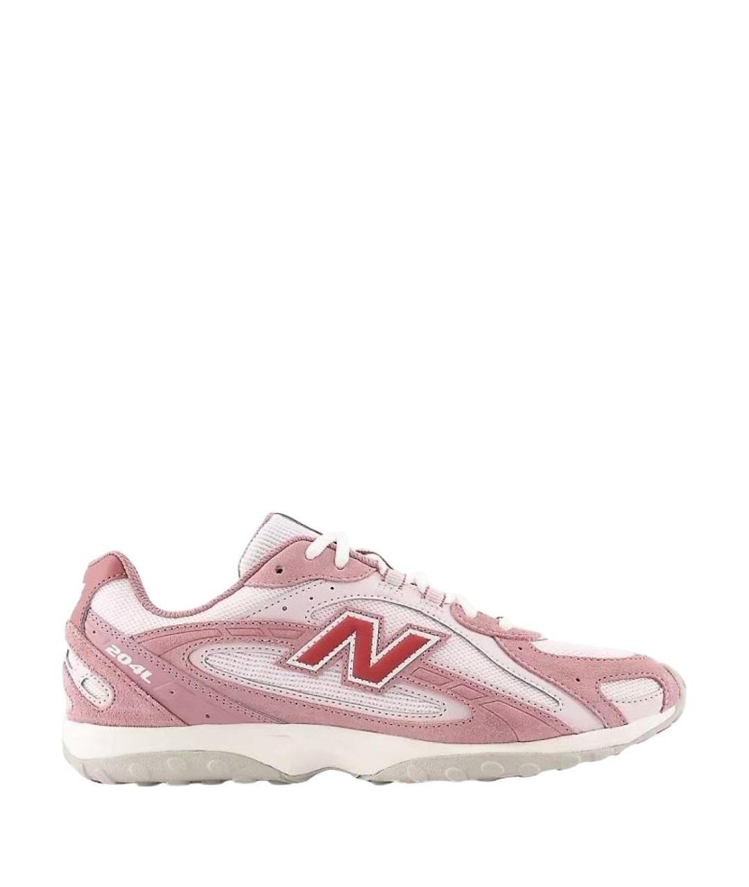 NEW BALANCE Розовые замшевые кроссовки, фото 1