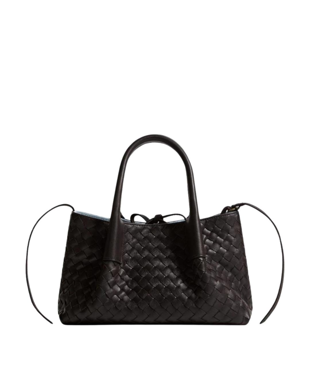 BOTTEGA VENETA Коричневая кожаная сумка тоут, фото 1