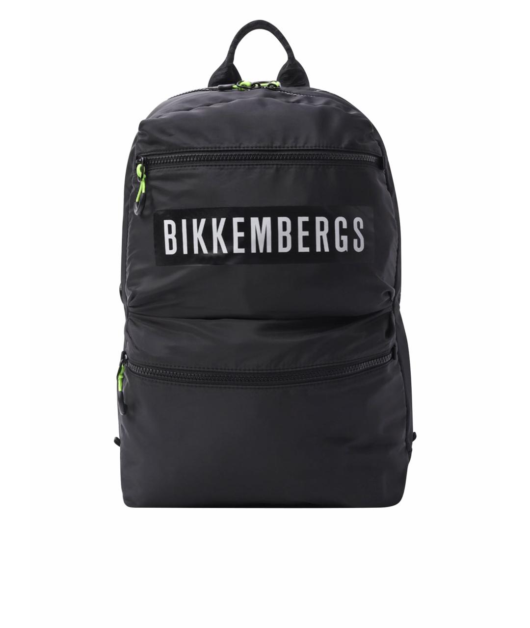 BIKKEMBERGS Черный рюкзак, фото 1