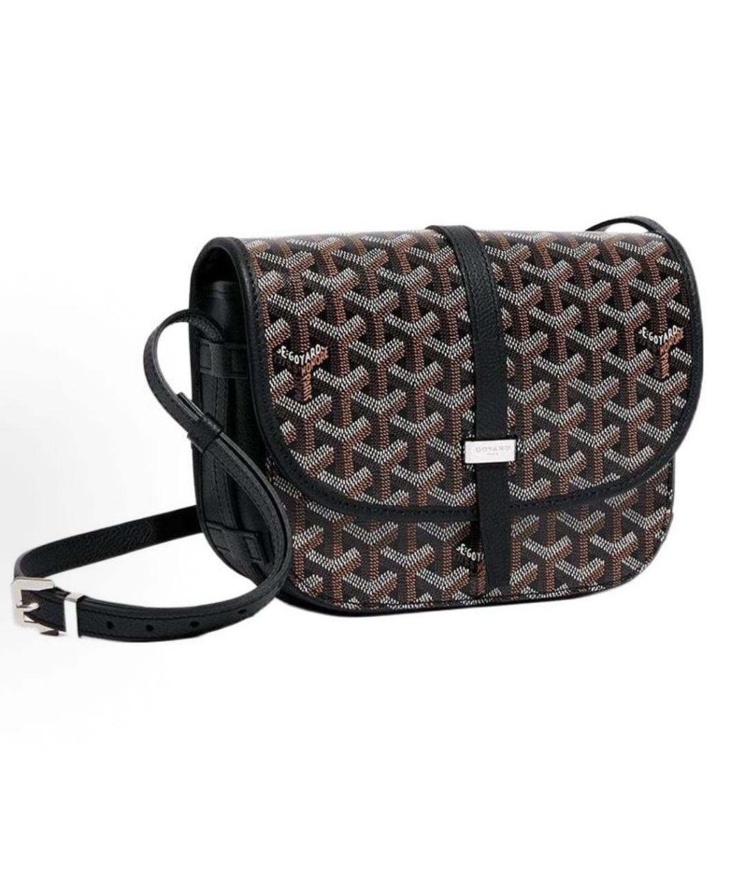 GOYARD Кожаная сумка на плечо, фото 5