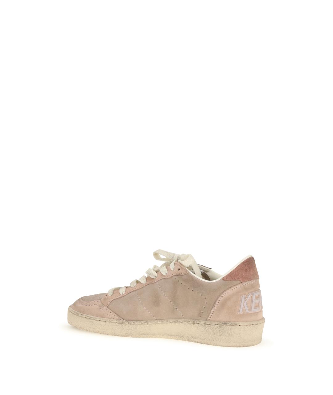 GOLDEN GOOSE Бежевые замшевые кеды, фото 3