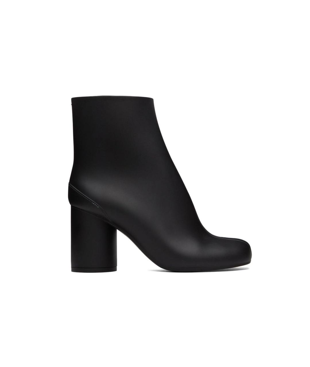 MAISON MARGIELA Черные резиновые полусапоги, фото 9