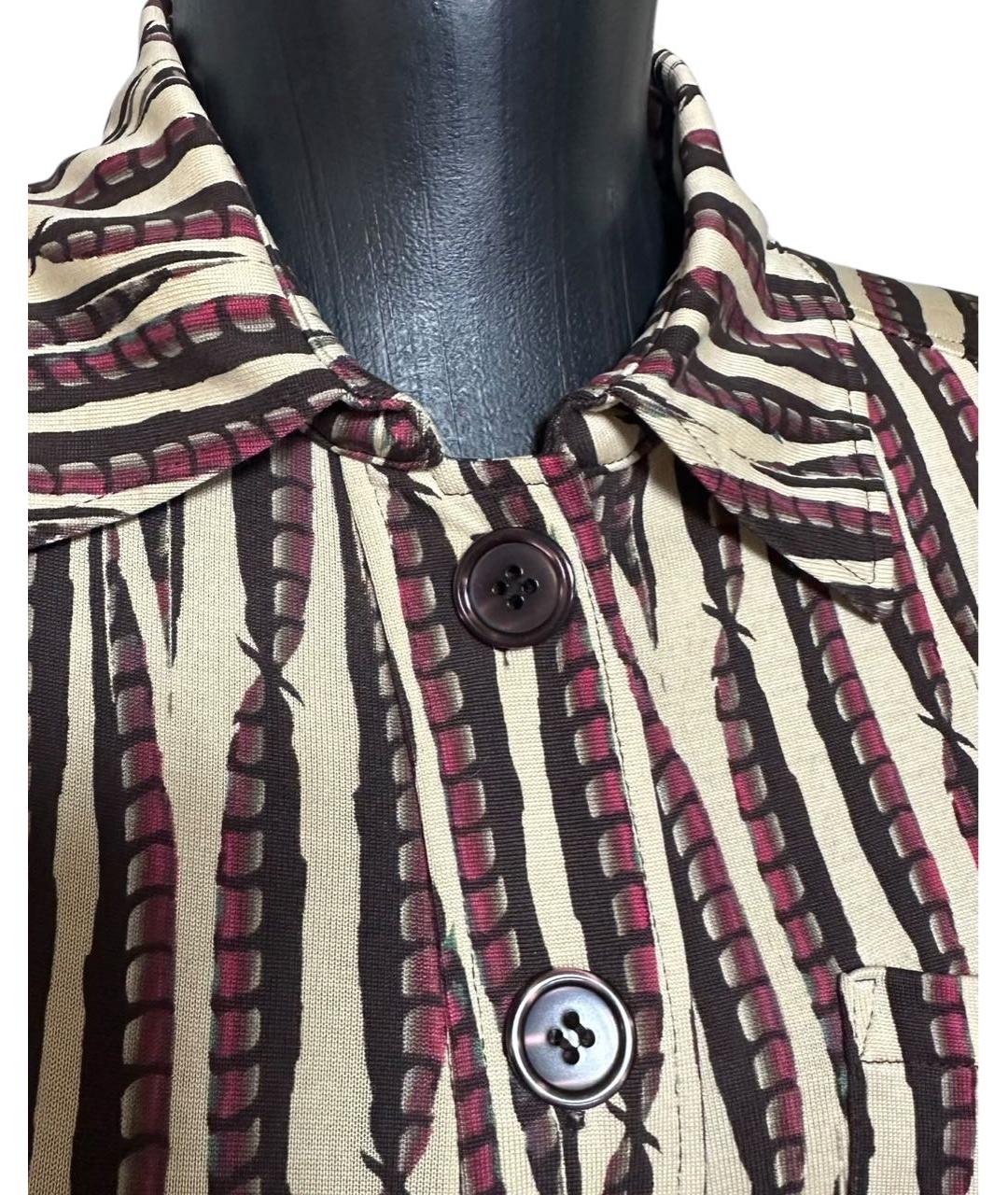 DIANE VON FURSTENBERG Мульти шелковое повседневное платье, фото 4