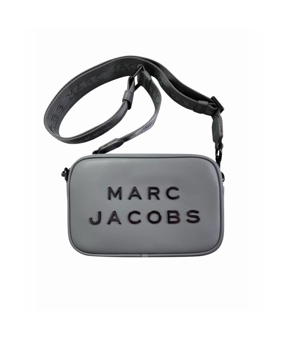 MARC JACOBS Серая кожаная сумка через плечо, фото 9