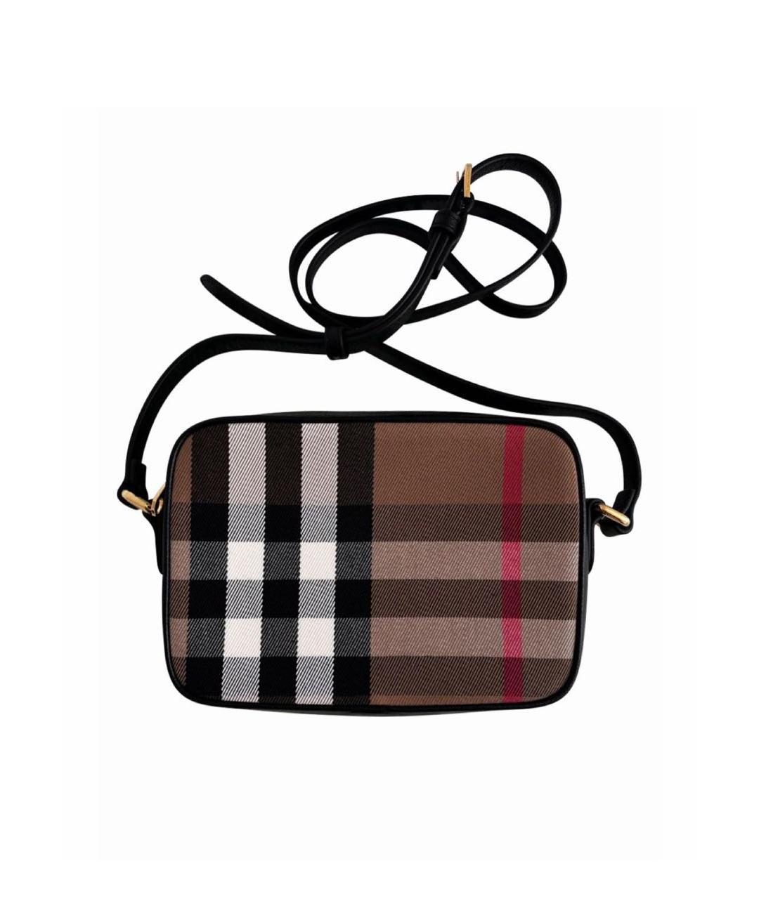 BURBERRY Коричневая кожаная сумка через плечо, фото 7