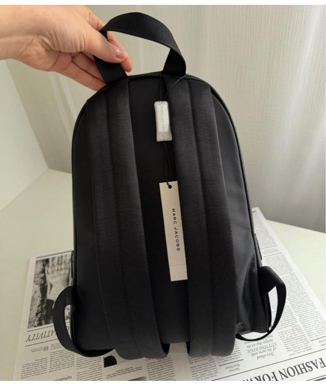 MARC JACOBS Черный кожаный рюкзак, фото 3
