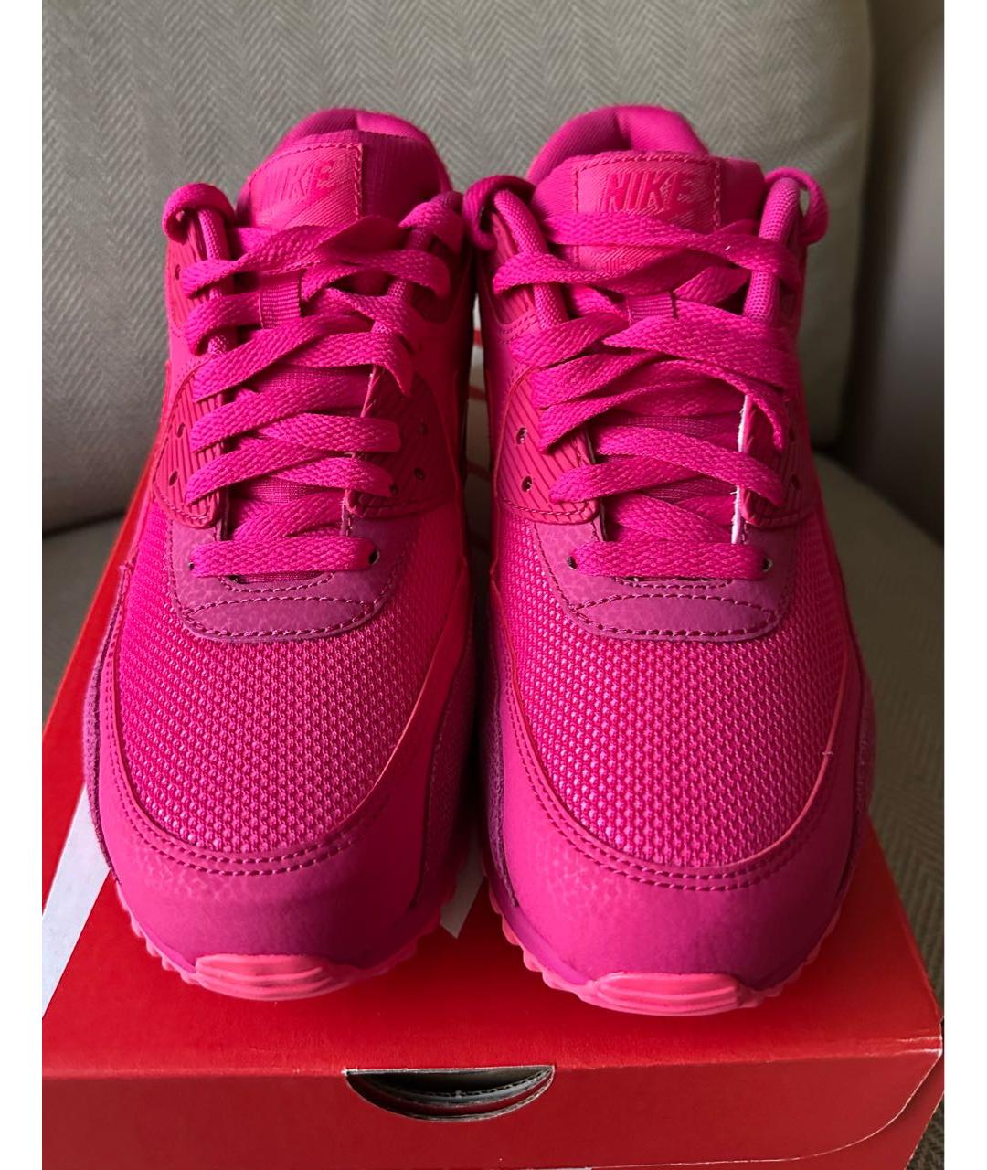 NIKE Фуксия кроссовки, фото 4