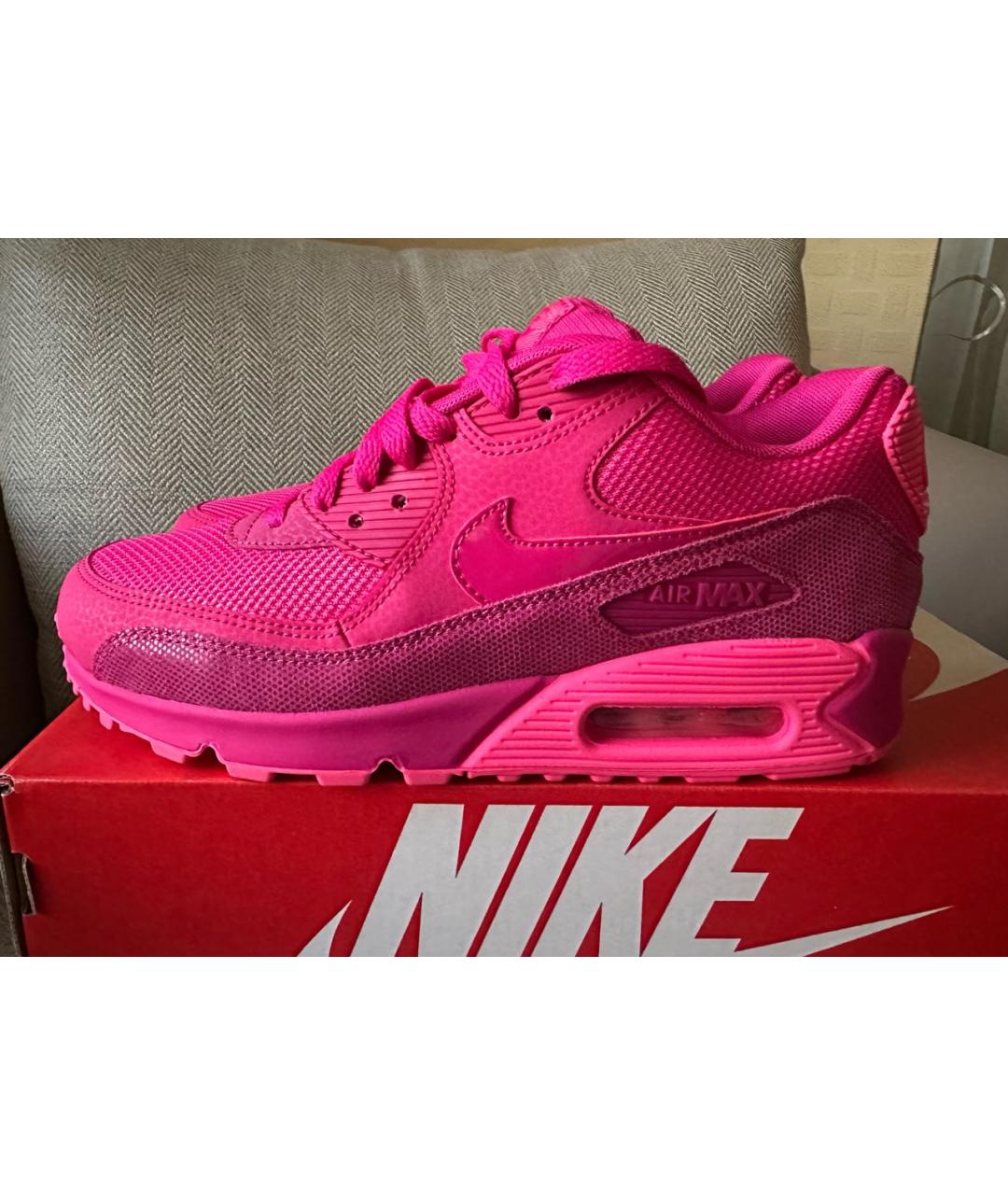 NIKE Фуксия кроссовки, фото 2