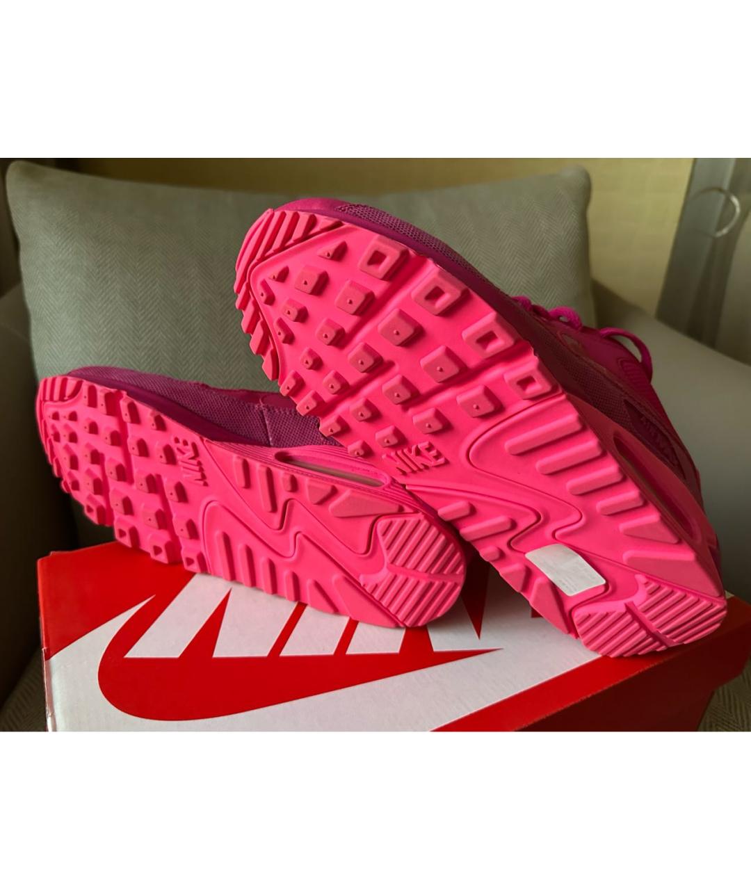 NIKE Фуксия кроссовки, фото 7