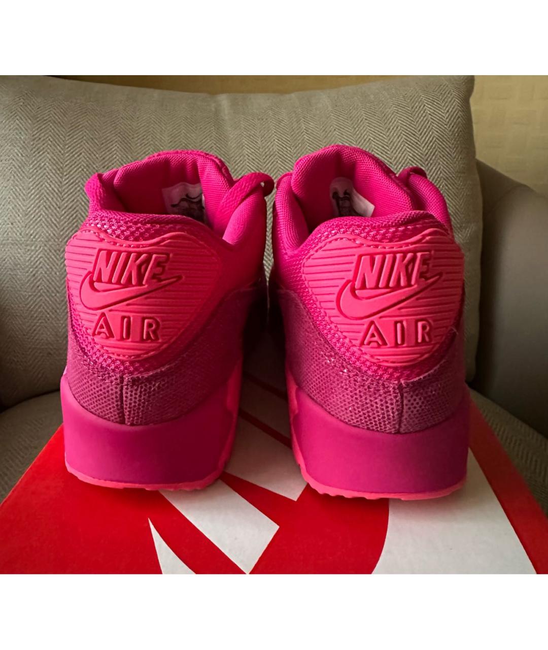 NIKE Фуксия кроссовки, фото 5