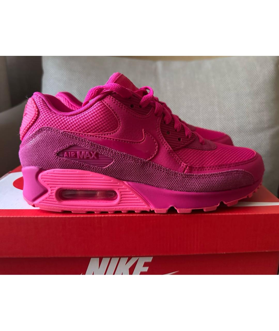 NIKE Фуксия кроссовки, фото 3
