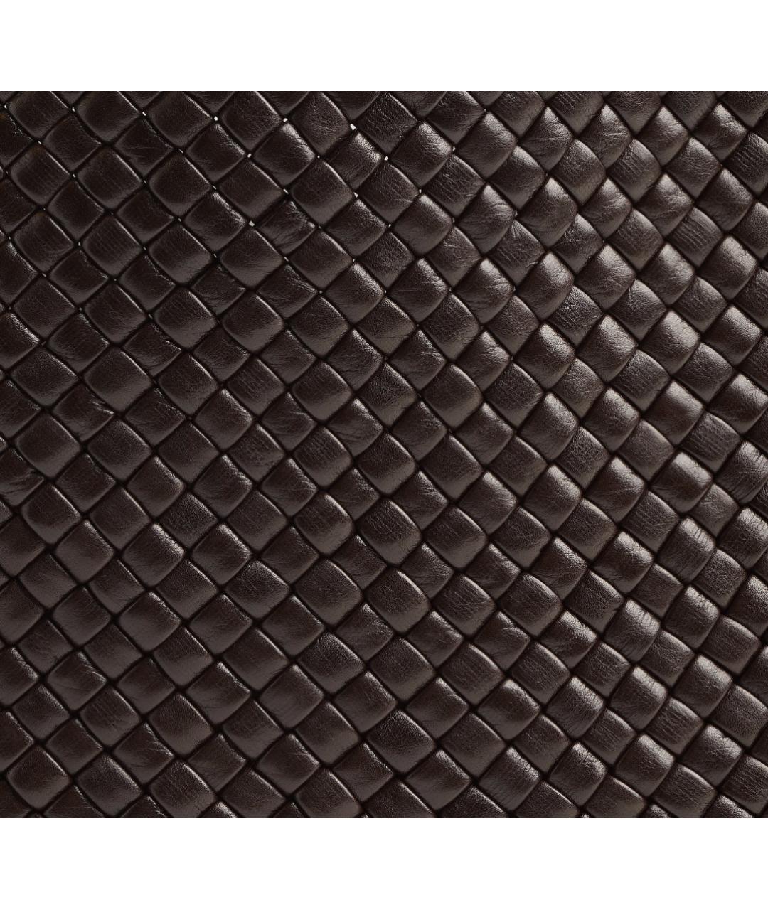 BOTTEGA VENETA Коричневая кожаная сумка тоут, фото 5