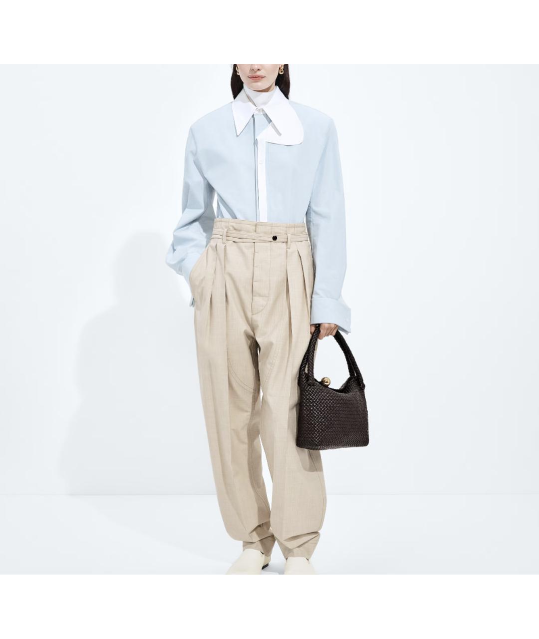 BOTTEGA VENETA Коричневая кожаная сумка тоут, фото 2