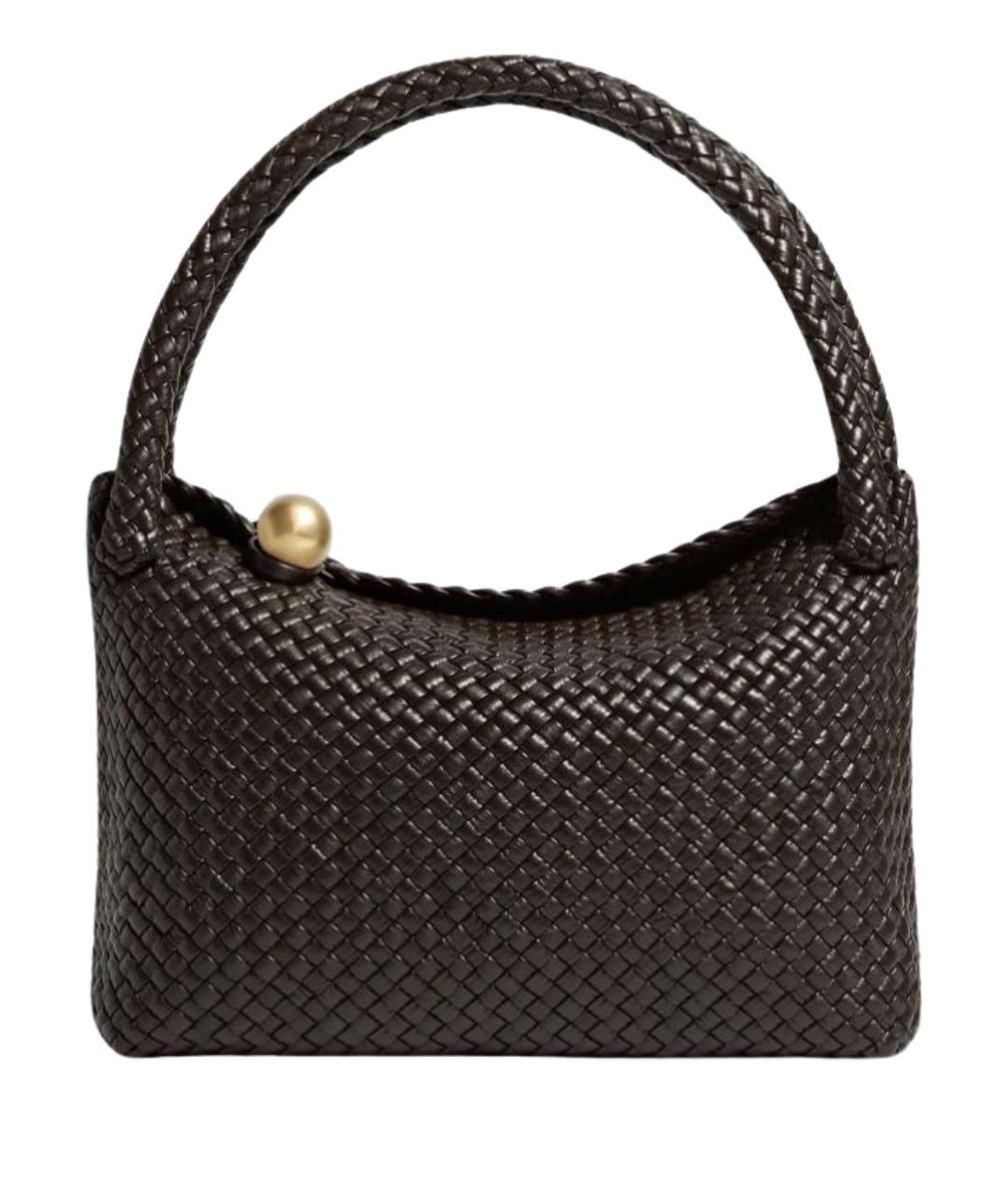 BOTTEGA VENETA Коричневая кожаная сумка тоут, фото 1