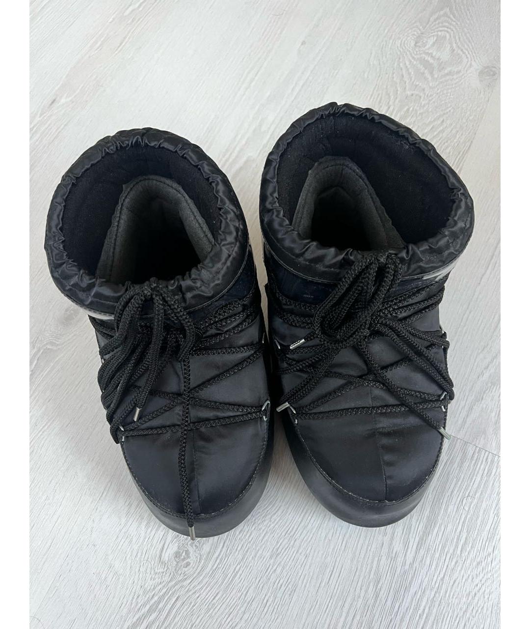 MOON BOOT Черные синтетические ботинки, фото 2