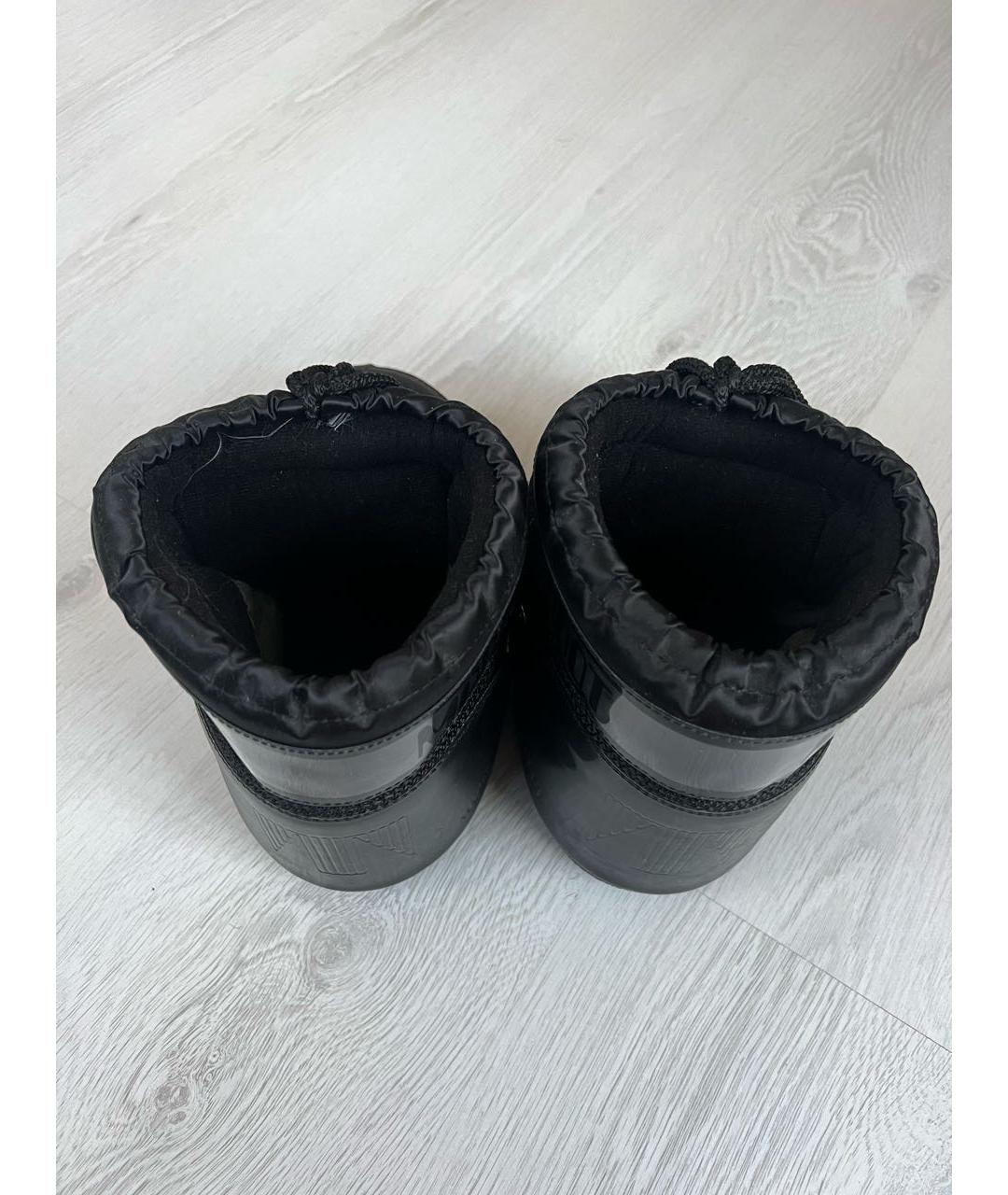 MOON BOOT Черные синтетические ботинки, фото 3