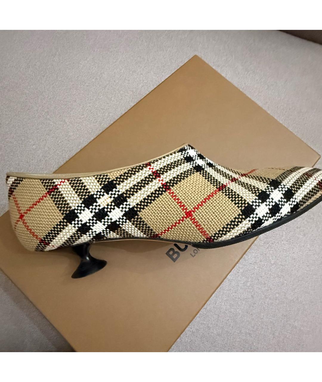 BURBERRY Текстильные туфли, фото 7