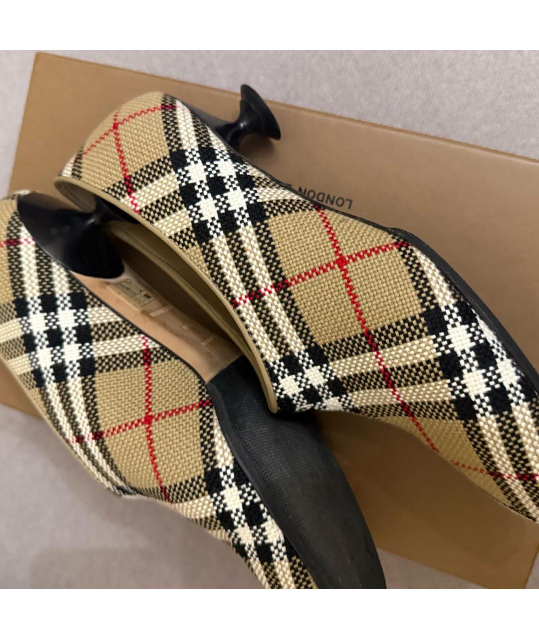 BURBERRY Текстильные туфли, фото 3