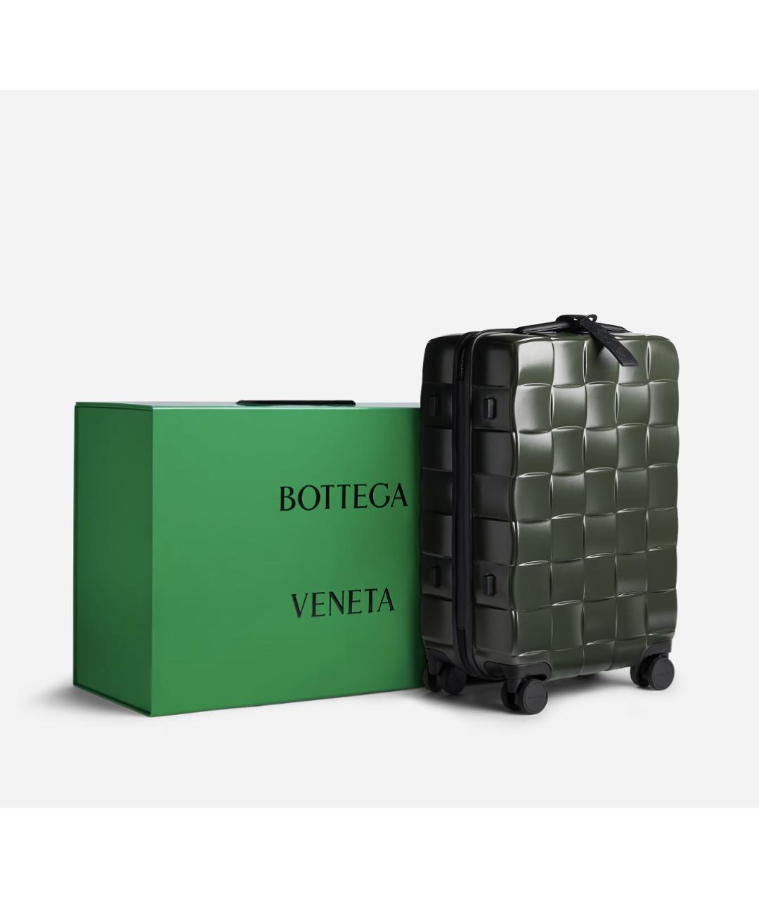BOTTEGA VENETA Зеленая дорожная/спортивная сумка, фото 2
