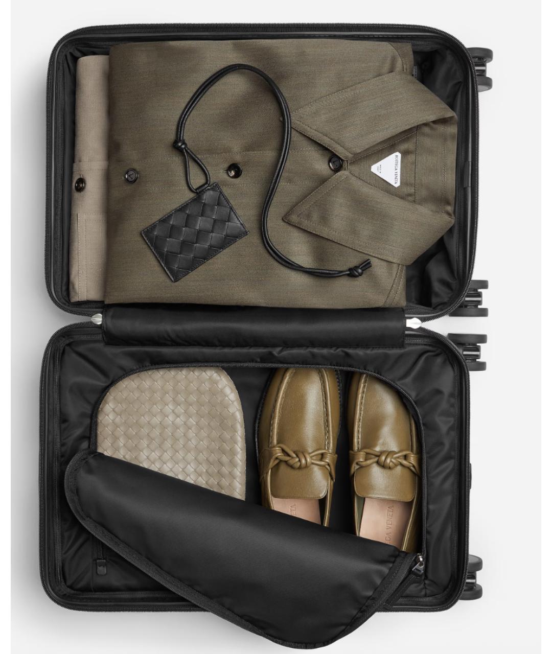 BOTTEGA VENETA Зеленая дорожная/спортивная сумка, фото 3