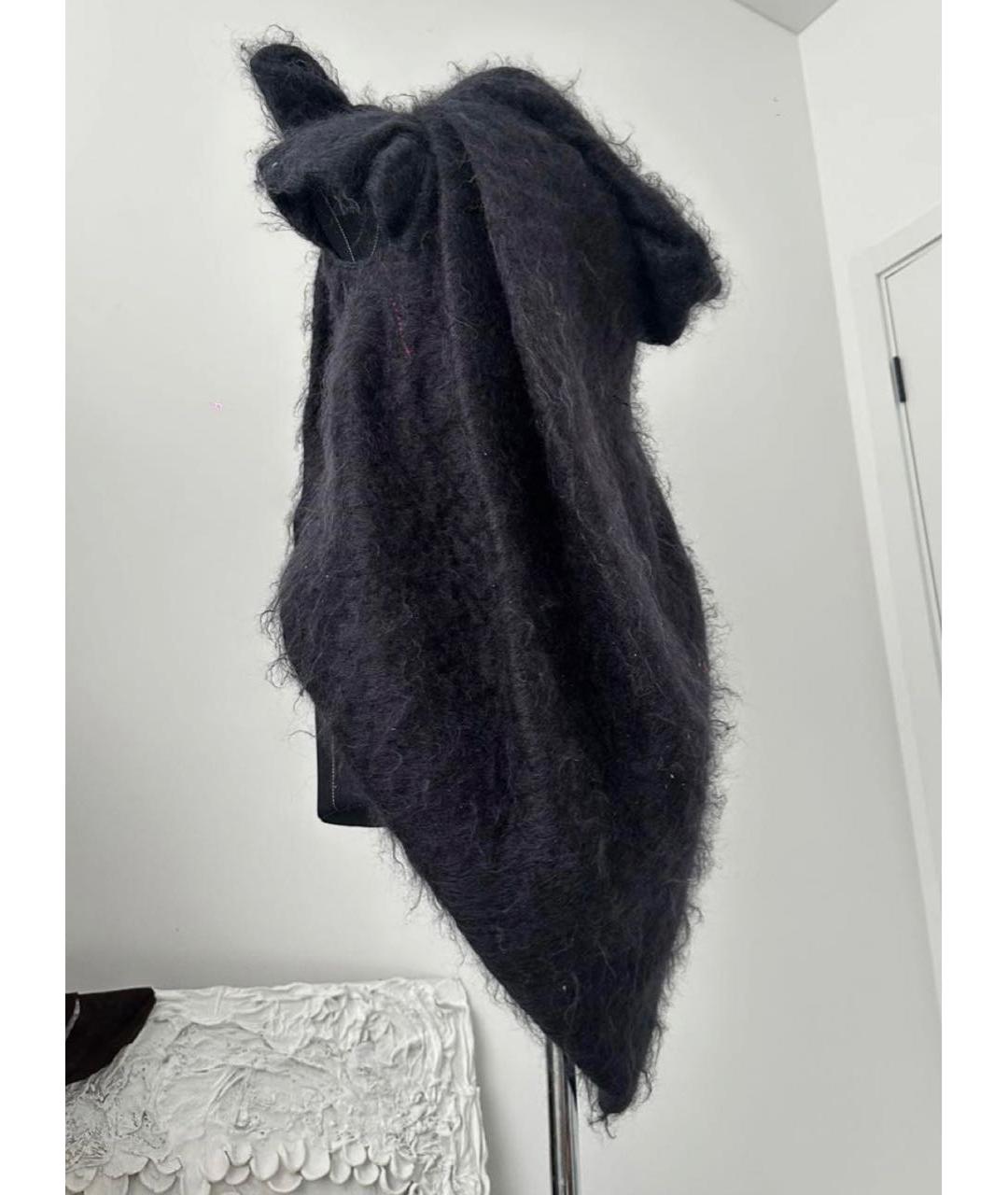 RICK OWENS Черный шерстяной жилет, фото 6
