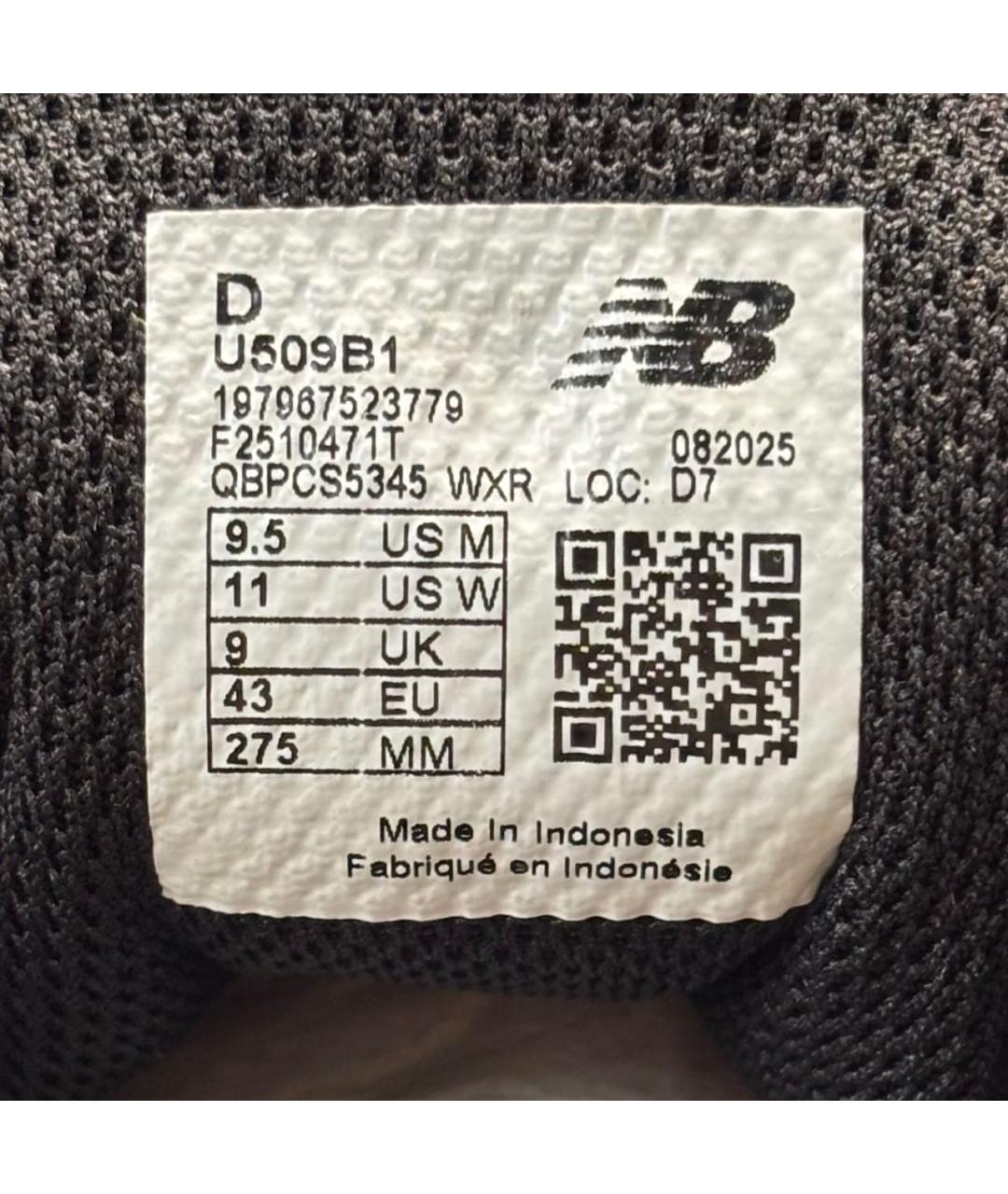 NEW BALANCE Черные низкие кроссовки / кеды, фото 7