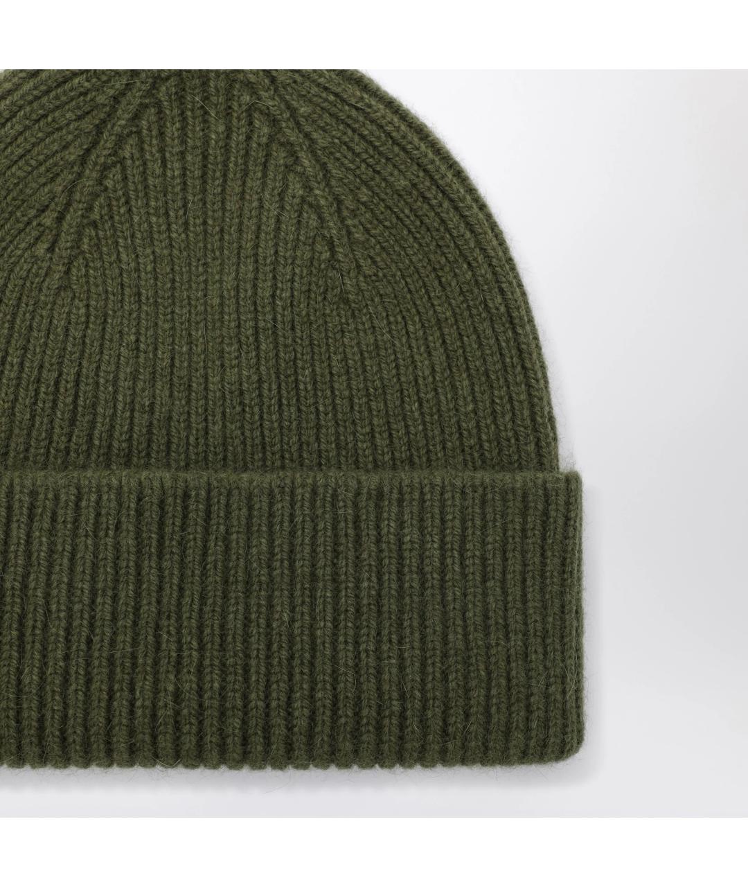 LE BONNET Зеленая шерстяная шапка, фото 2