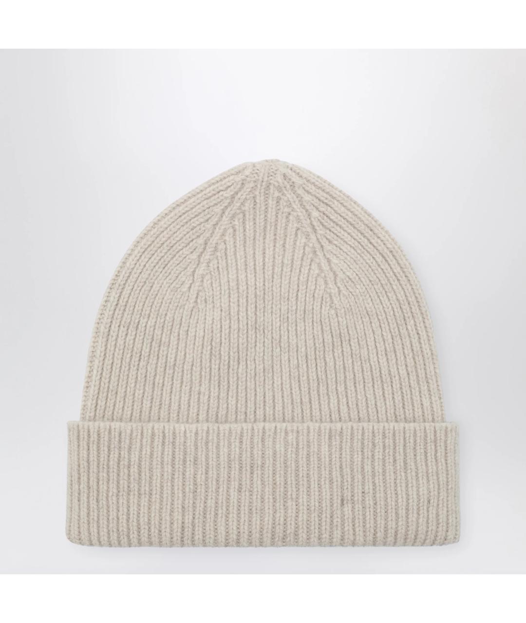 LE BONNET Белая шерстяная шапка, фото 3