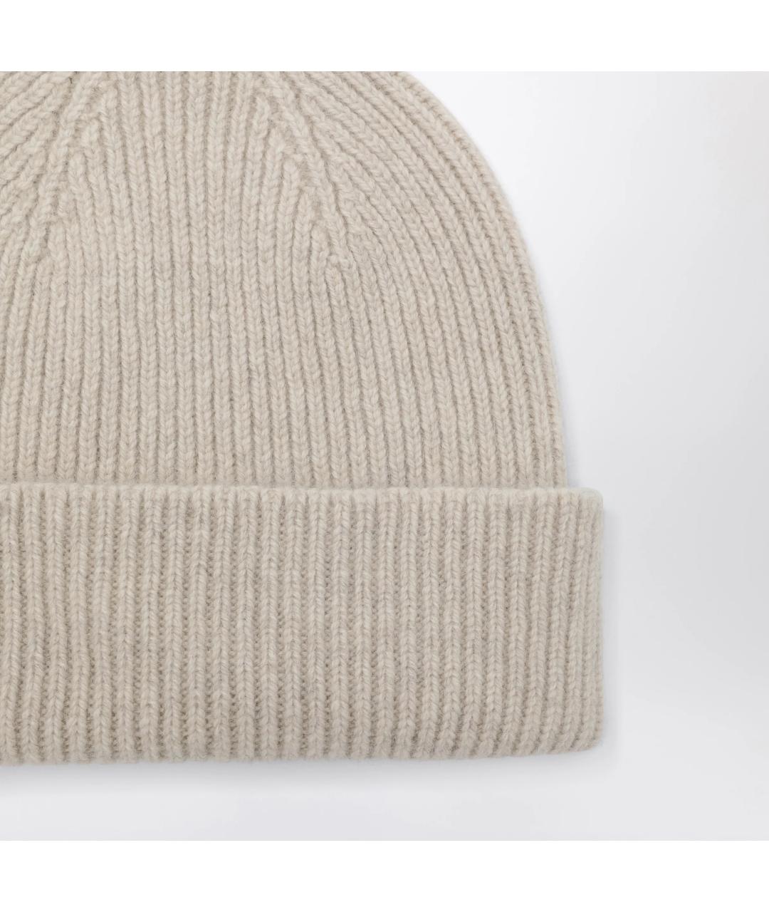 LE BONNET Белая шерстяная шапка, фото 2