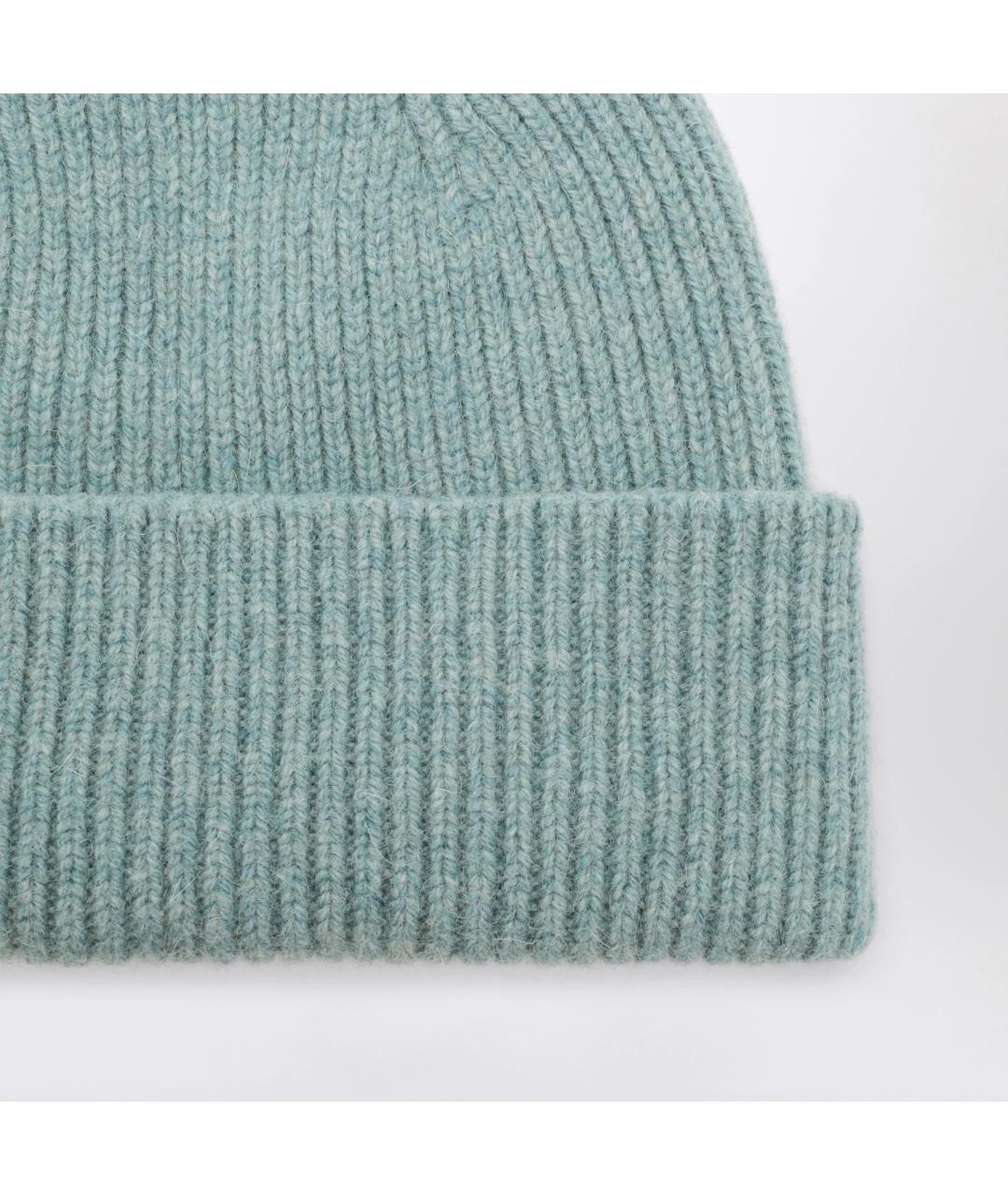 LE BONNET Зеленая шерстяная шапка, фото 2