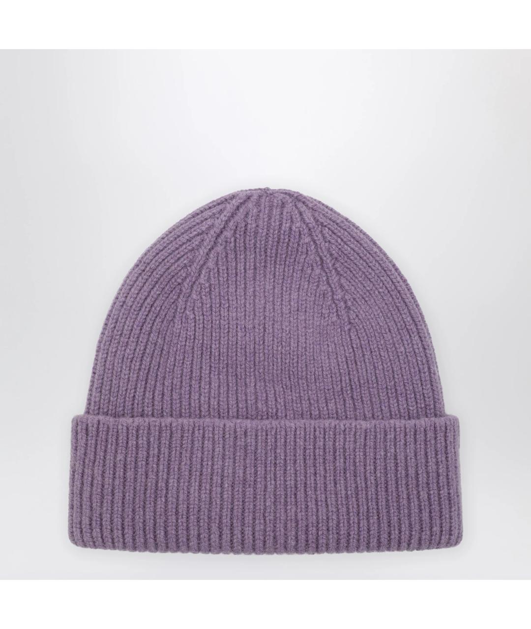LE BONNET Фиолетовая шерстяная шапка, фото 3