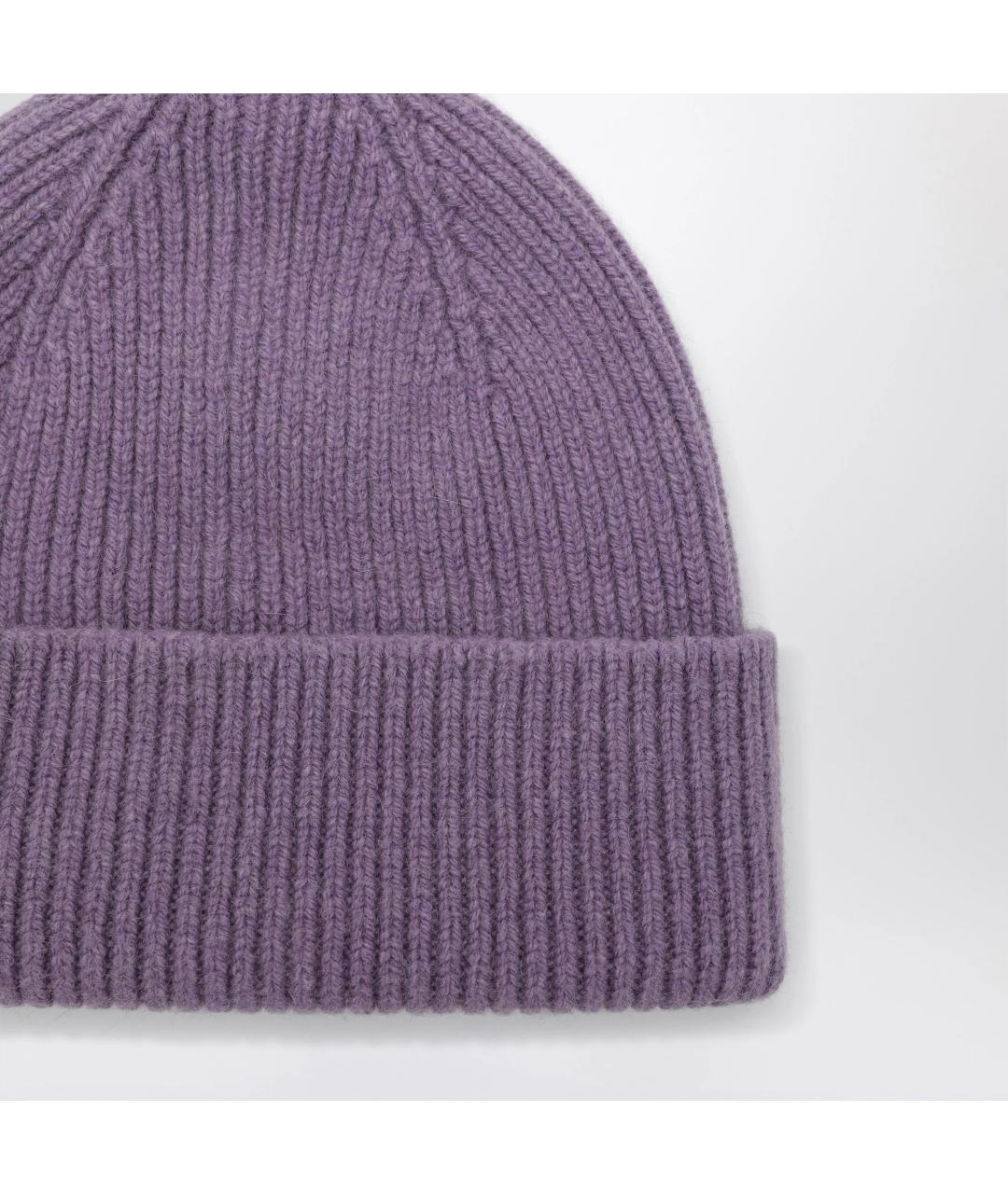 LE BONNET Фиолетовая шерстяная шапка, фото 2