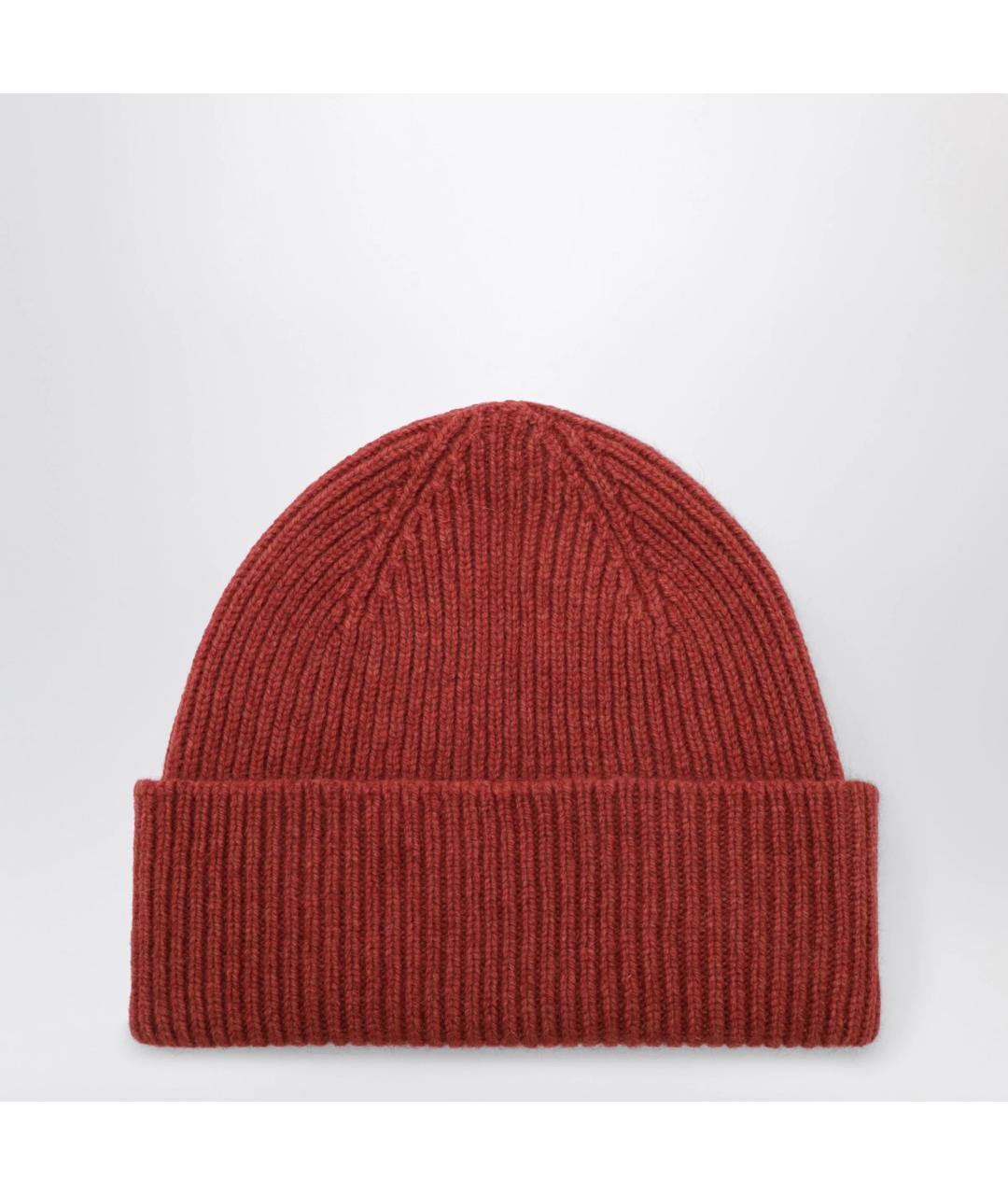 LE BONNET Красная шерстяная шапка, фото 3