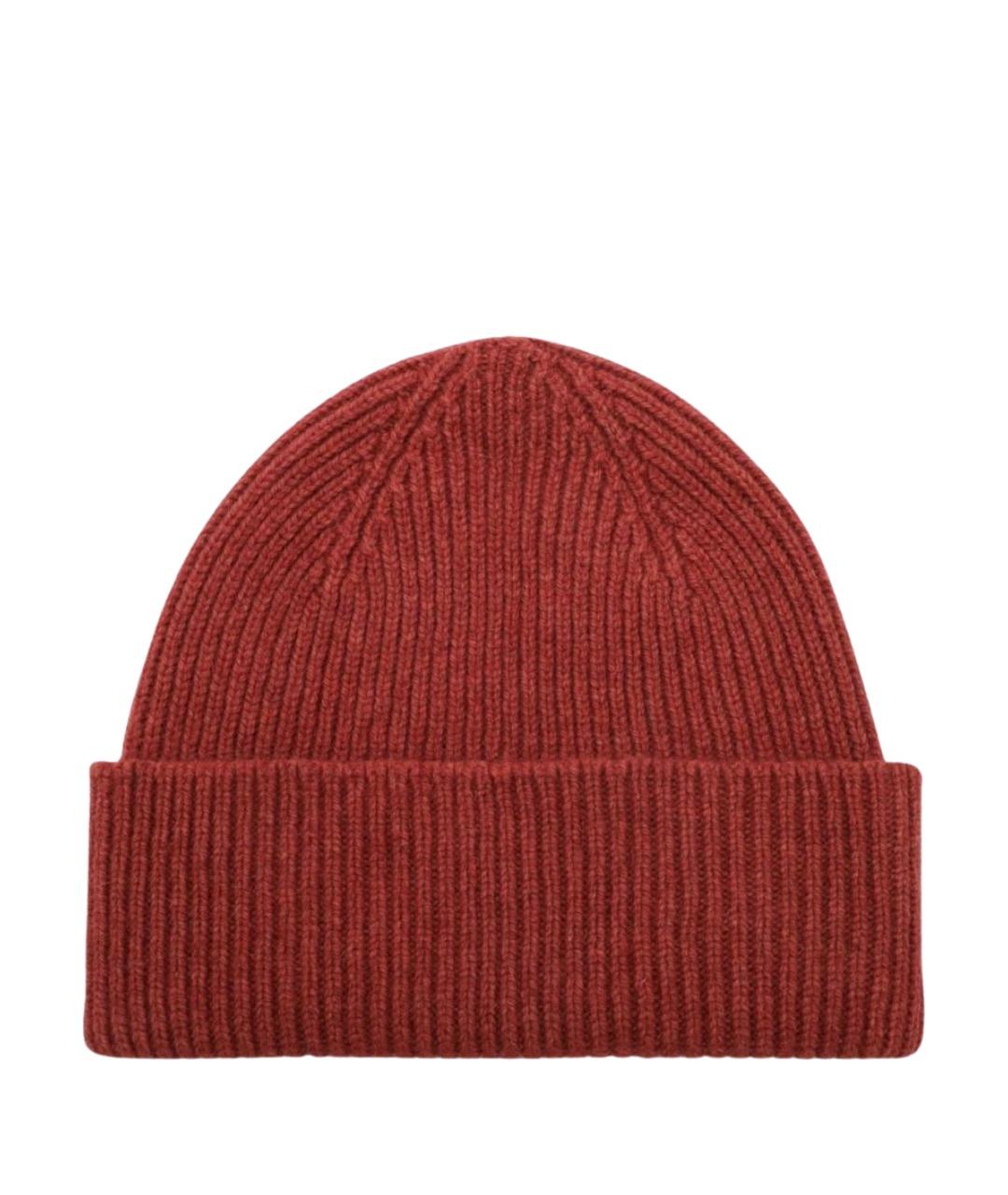 LE BONNET Красная шерстяная шапка, фото 1
