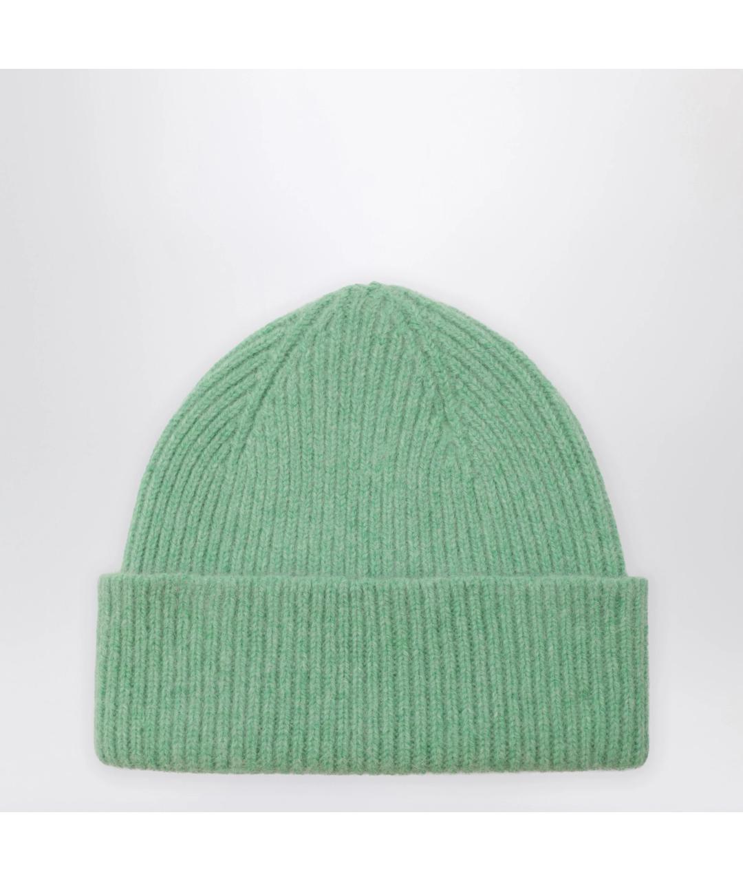 LE BONNET Зеленая шерстяная шапка, фото 3