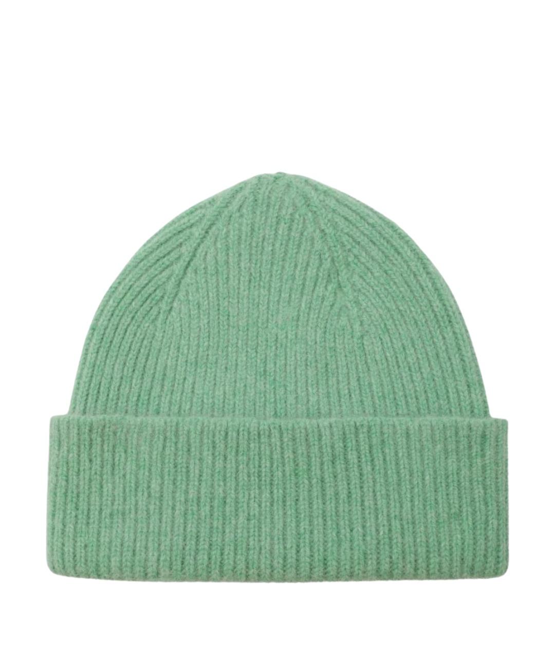 LE BONNET Зеленая шерстяная шапка, фото 1