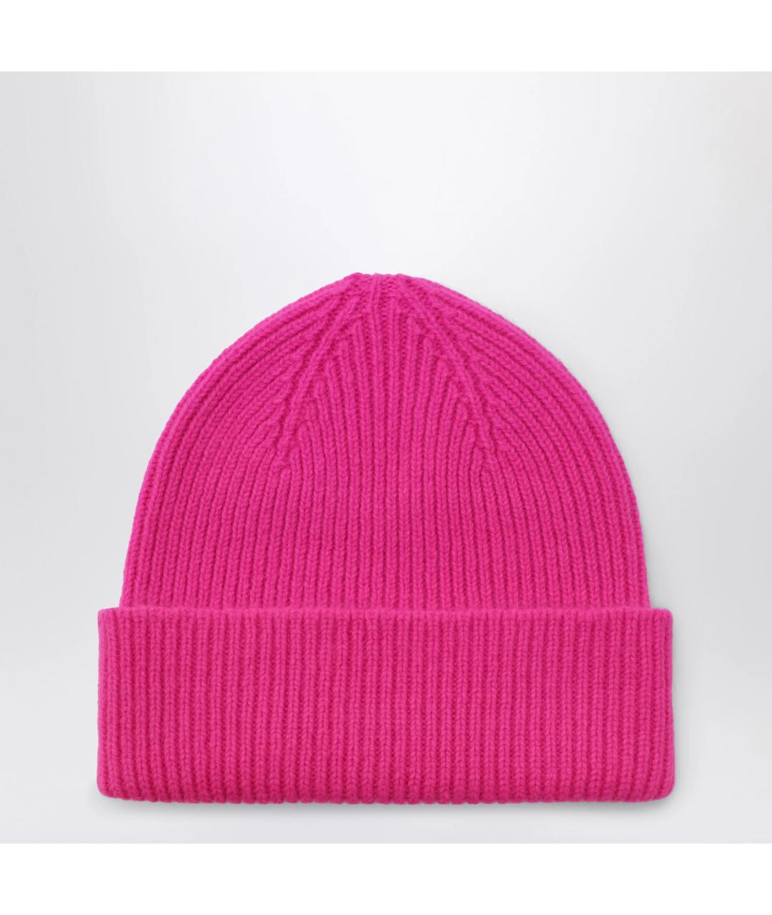 LE BONNET Розовая шерстяная шапка, фото 3