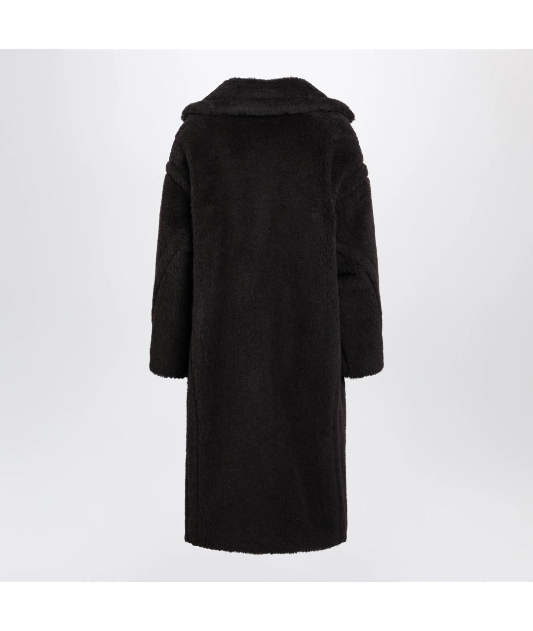 MAX MARA Коричневое шерстяное пальто, фото 2
