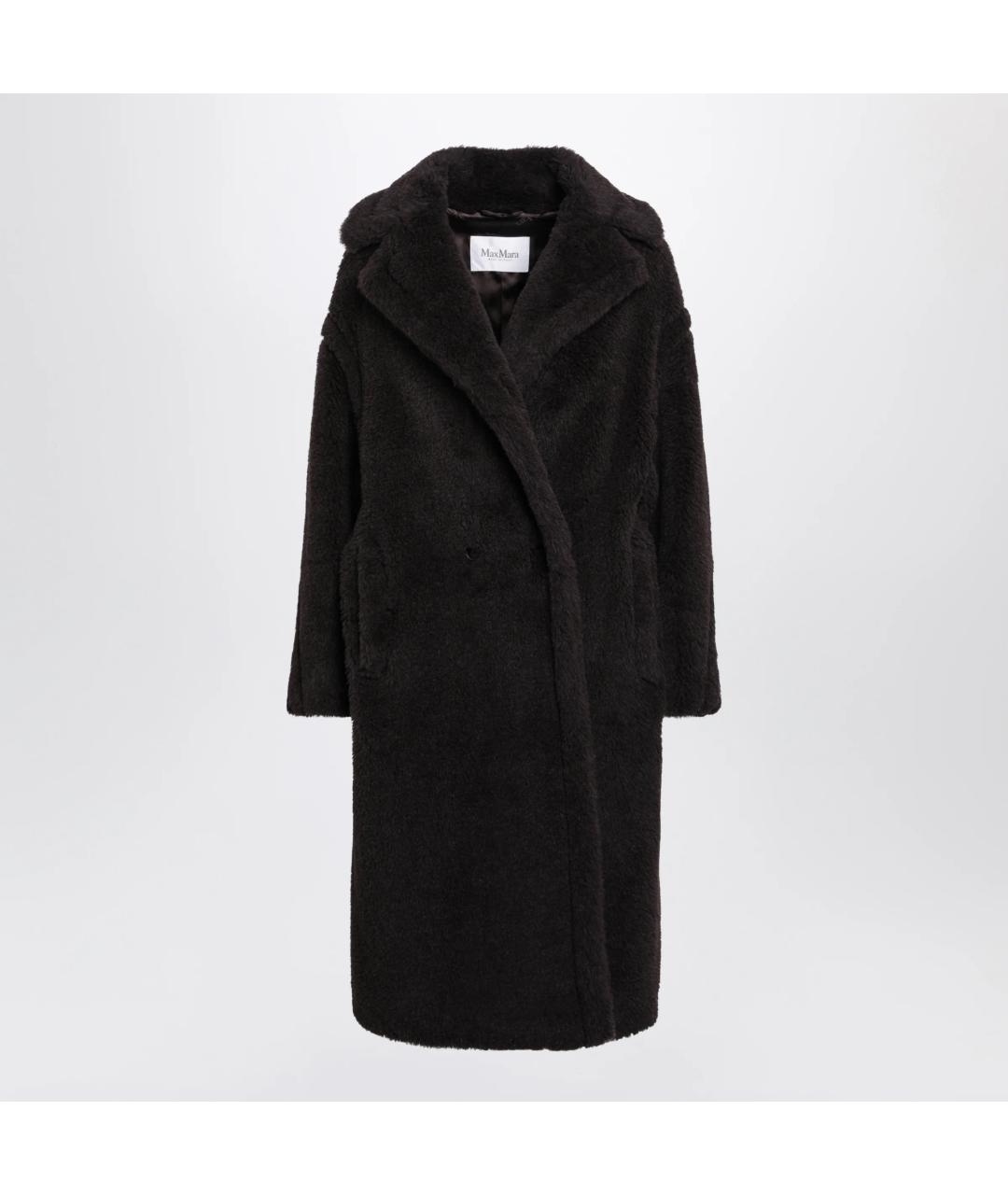 MAX MARA Коричневое шерстяное пальто, фото 3