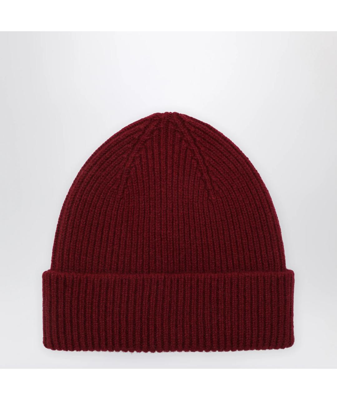 LE BONNET Бордовая шерстяная шапка, фото 3