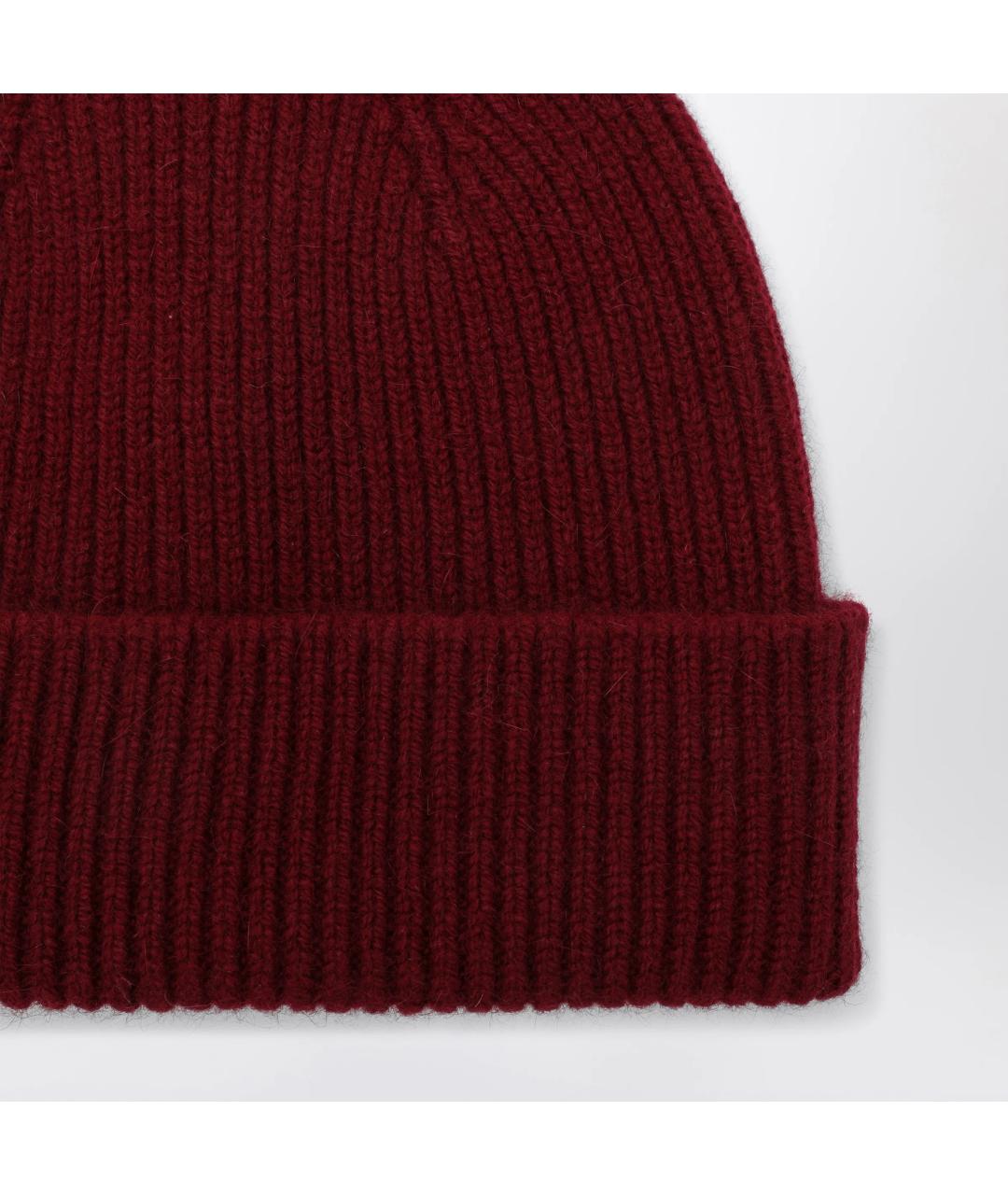 LE BONNET Бордовая шерстяная шапка, фото 2