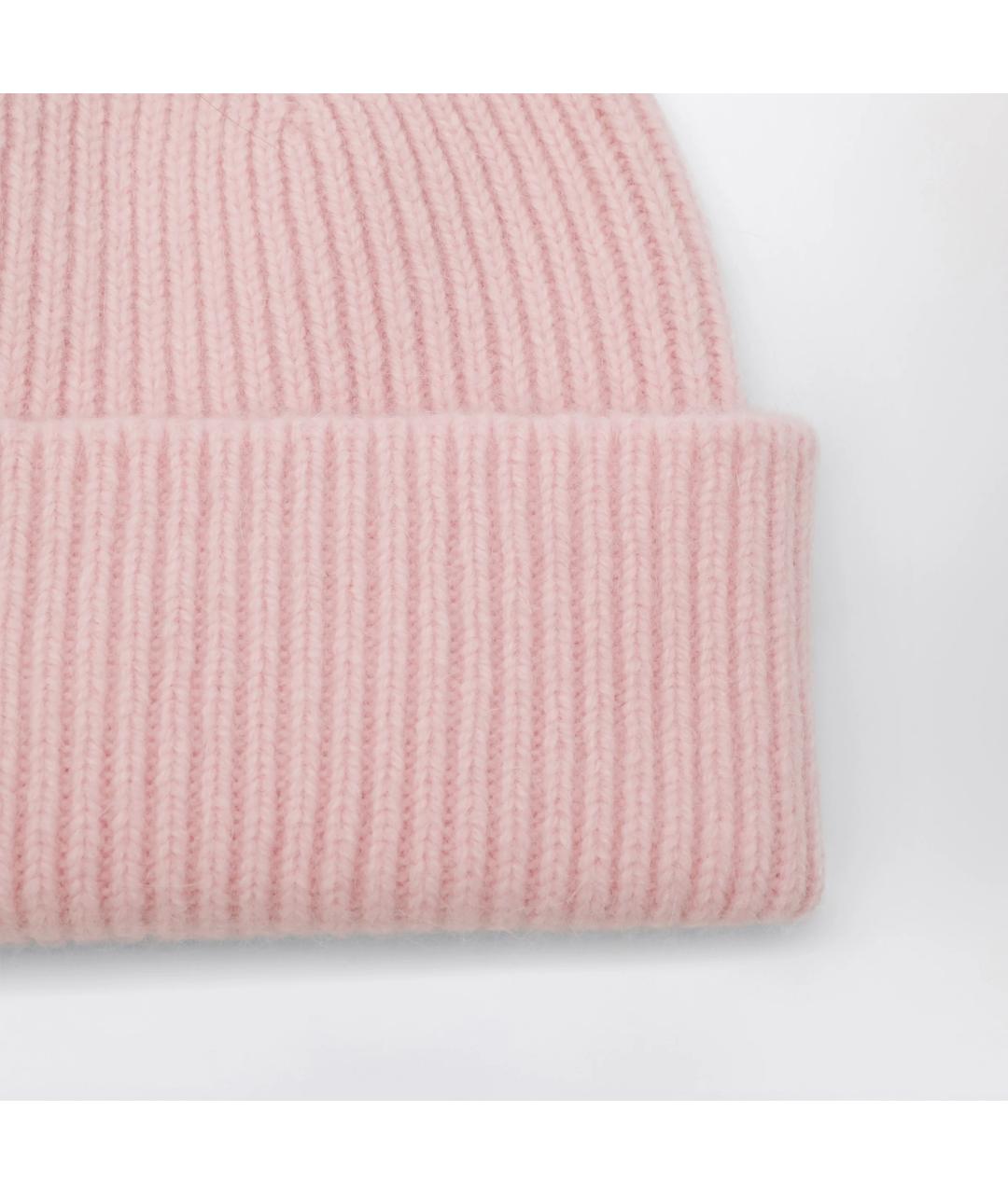 LE BONNET Розовая шерстяная шапка, фото 2